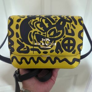 Coach Disney Mickey Mouse X Keith Haring Mini Brynn Crossbody